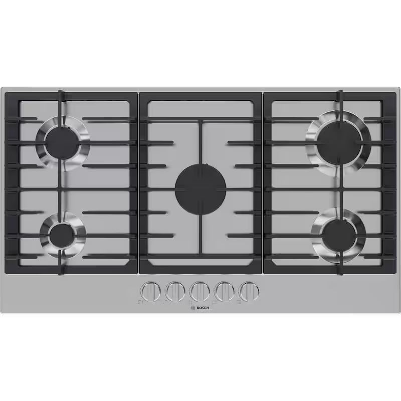 36 in. 5 Burners Stainless Steel Gas Cooktop V764
