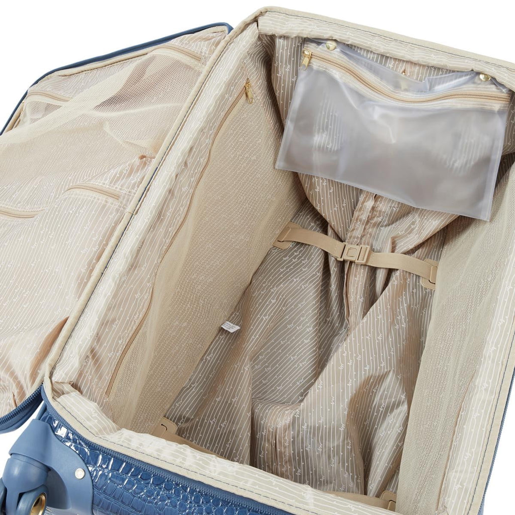 Embossed Croco Wheeled Upright Suitcase U84717