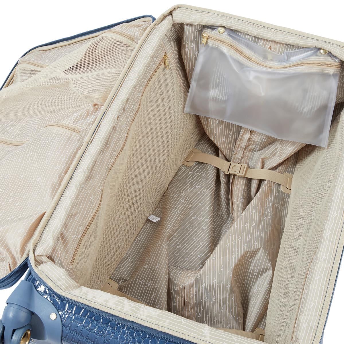 Embossed Croco Wheeled Upright Suitcase U84717