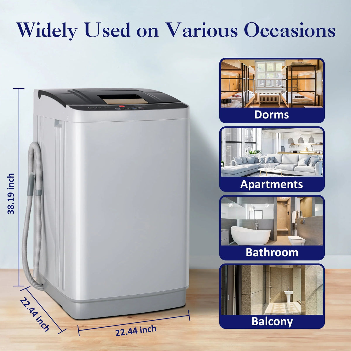 Portable 1.8Cu.ft Full Automatic Compact Laundry Washer V171