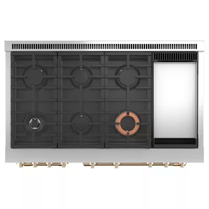 Matte White Double Oven Dual Fuel Range F3103