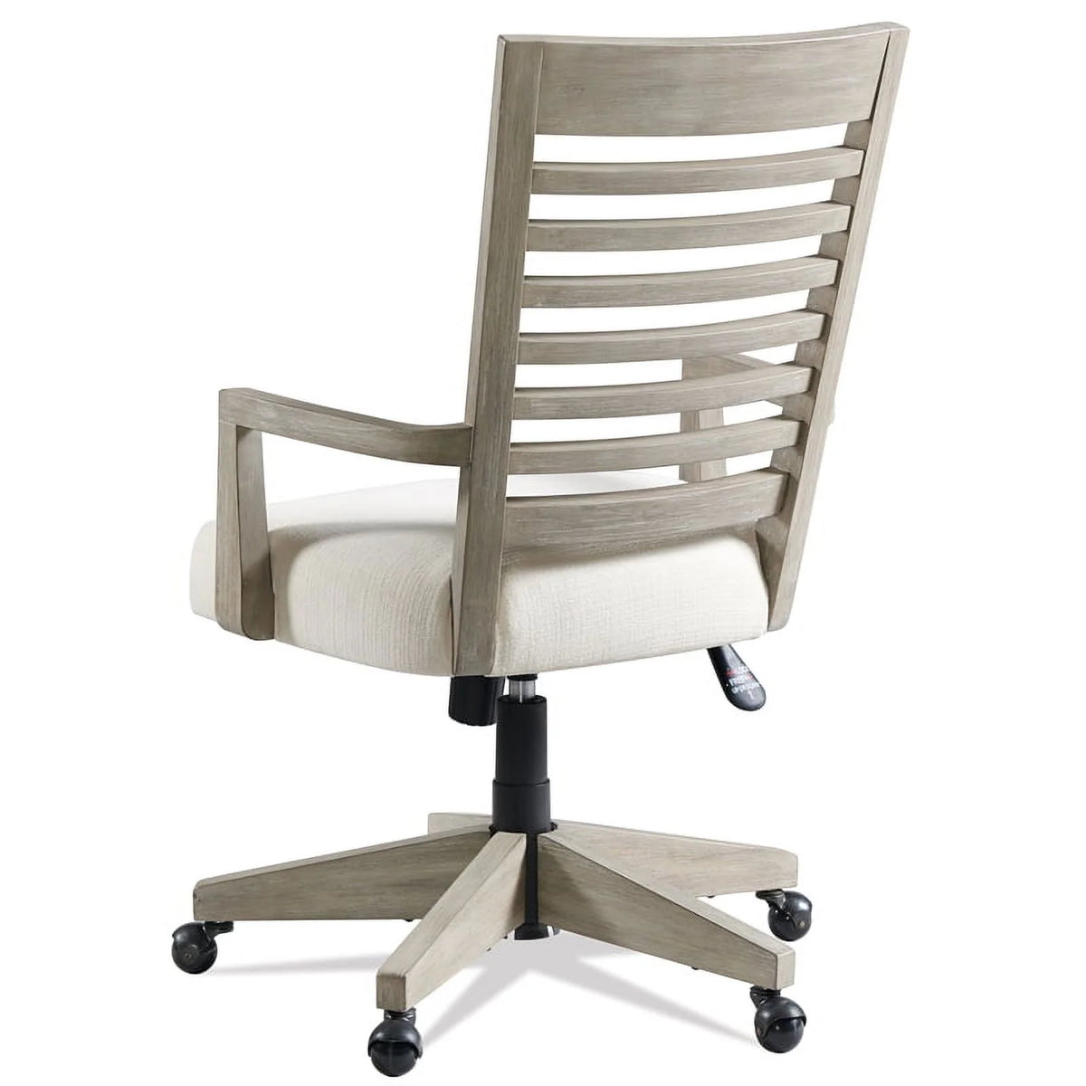 Upholstered Wood Desk Chair in Taupe Tan T79515