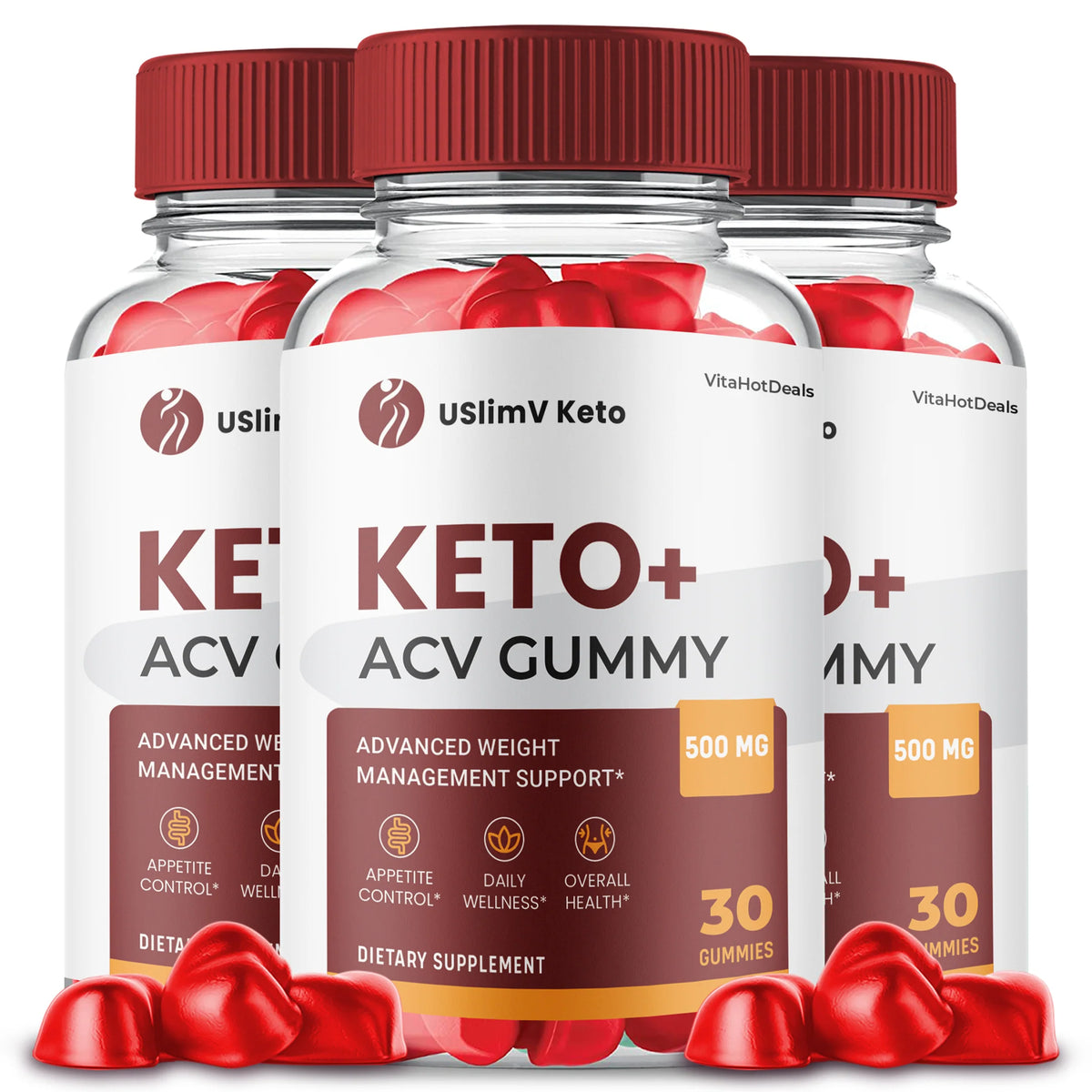 Keto ACV Gummies 3 Pack N1618