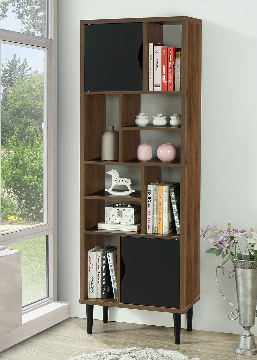 Display Bookcase, Danish Walnut V371059