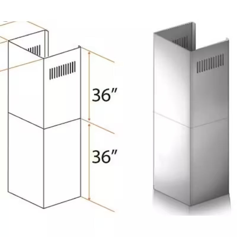Chimney Extensions for 10 ft. to 12 ft. Ceilings O126