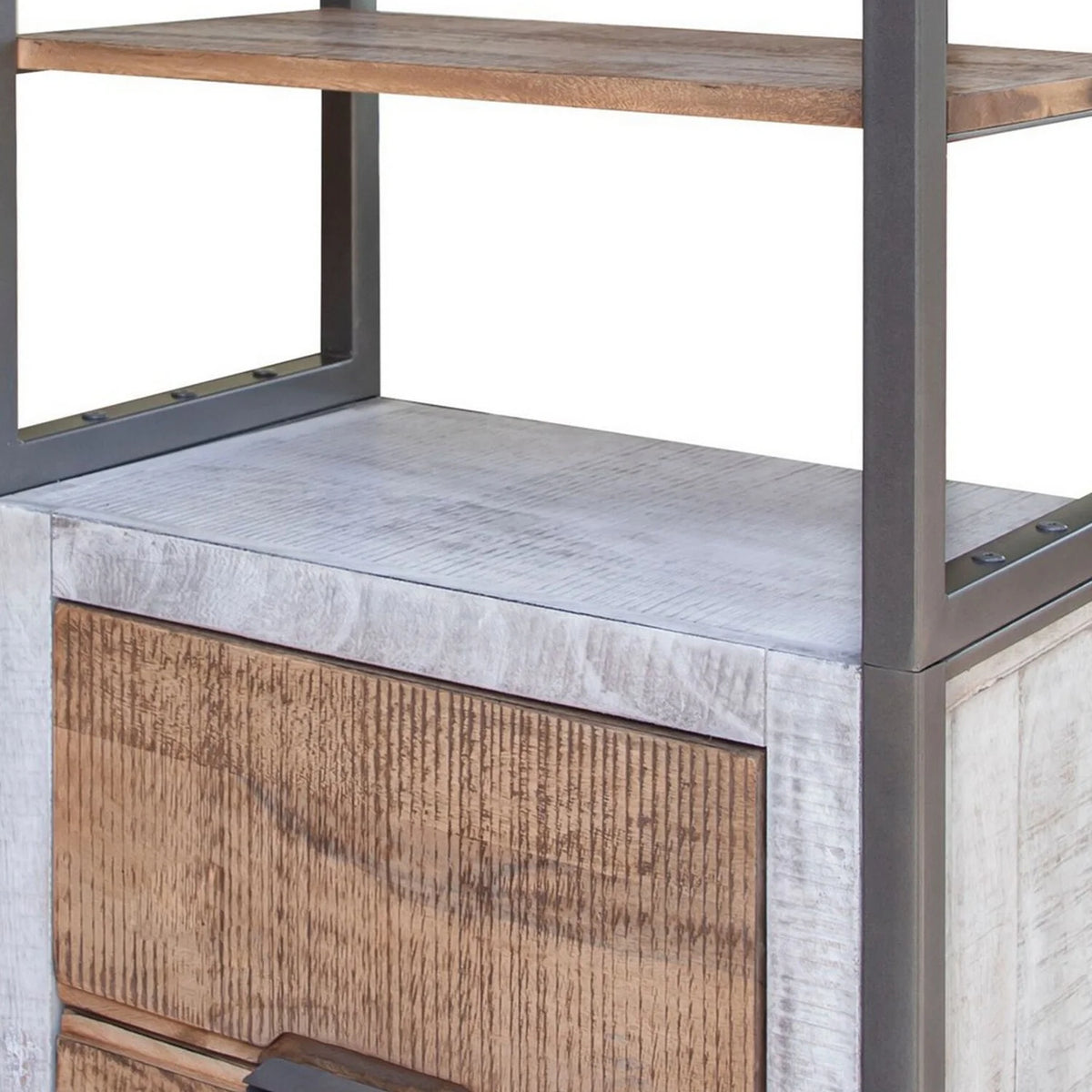 70 Inch Bookcase with 2 Drawers and 3 Shelves B3690