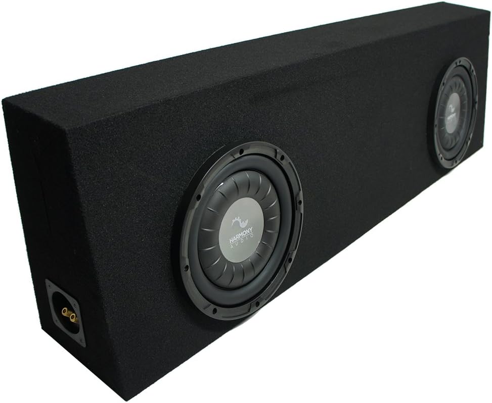 Black Dual 12 Sub Box Enclosure W478128