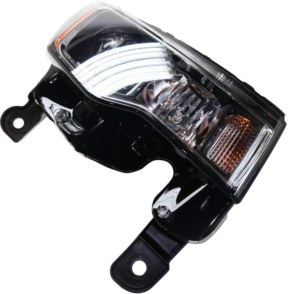 Jeep Grand Cherokee Passenger Side Chrome Halogen Headlight Assembly X869