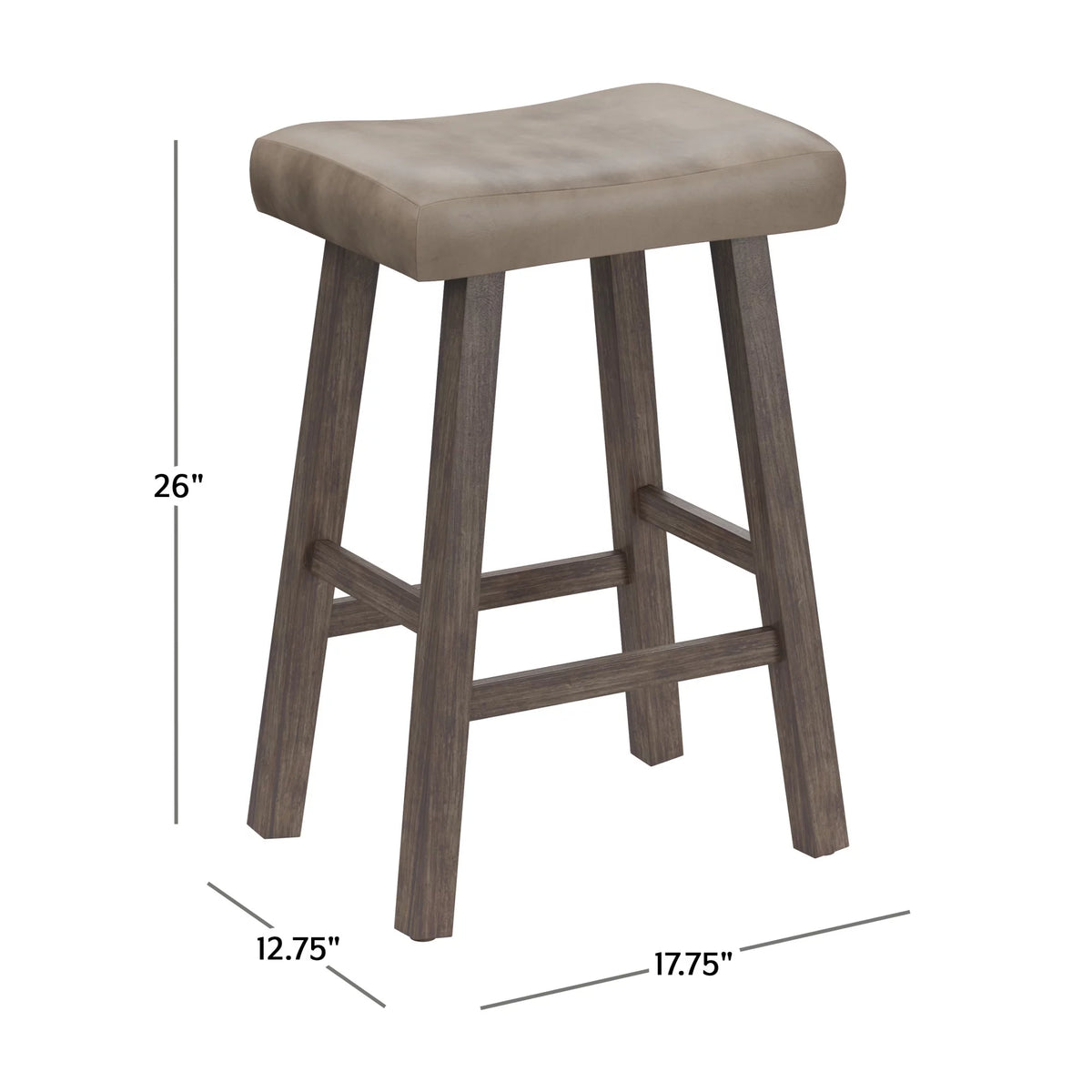Backless Wood Counter Height Stool G619