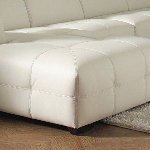 White Contemporary Sectional Sofa S45006