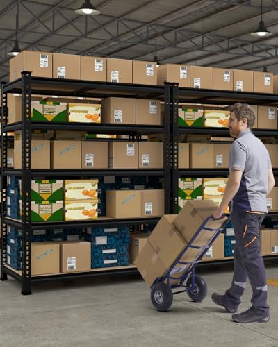 2 Pack 5 Tier Heavy Duty Adjustable Metal Storage Shelves G21276