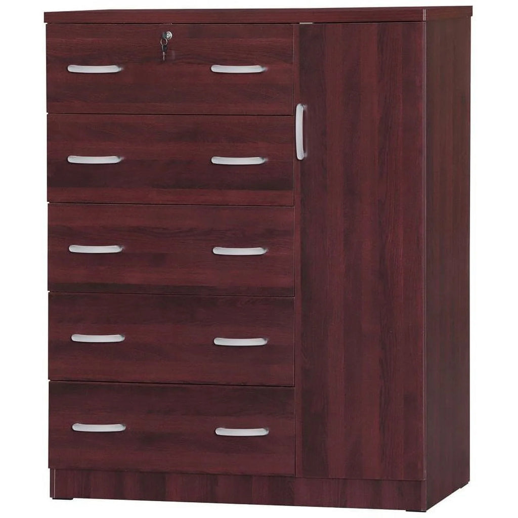 Pine Twin Bed and Tall Chest Wardrobe B1061