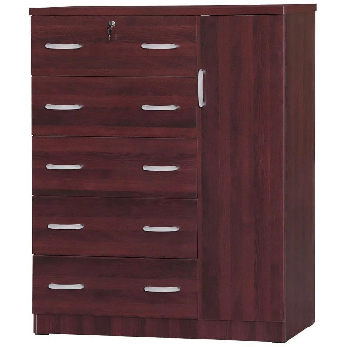 Pine Twin Bed and Tall Chest Wardrobe B1061