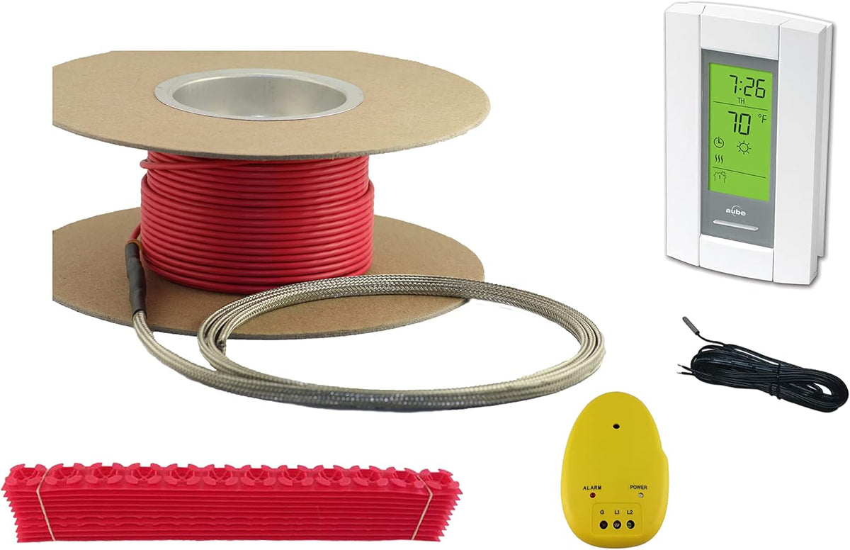 50 Sqft Electric Radiant Floor Heat Heating System with Digital Thermostat T90567
