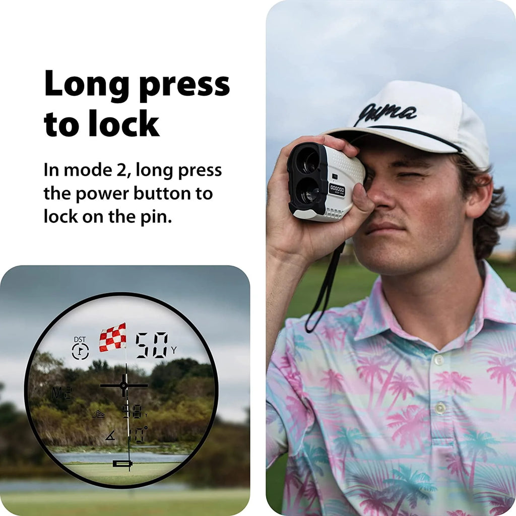 650 Yards Golf Rangefinder with Flag Lock P23160