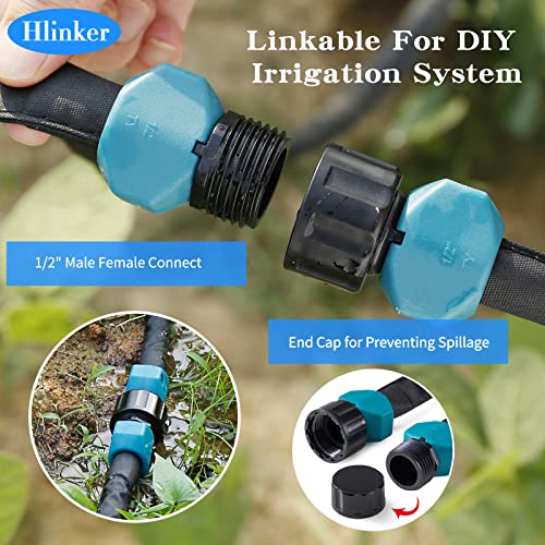 50 Ft 1/2" Heavy Duty Double Layer Soaker Hose S1237
