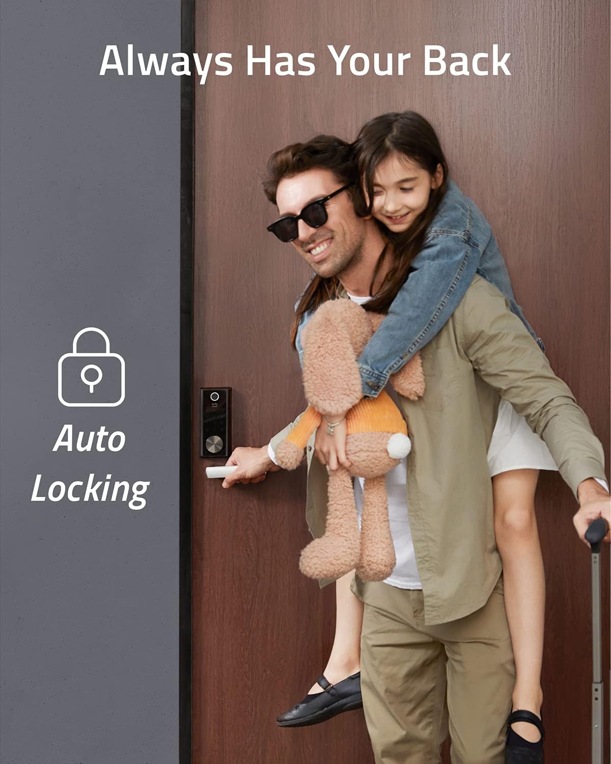 Smart Lock Touch & Wi-Fi Fingerprint Keyless Entry Door Lock O3314