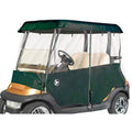 2 Passenger Drivable Golf Cart Enclosure in Green N76512
