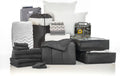 Twin XL Blue and Navy Bedding Bath Set P9370