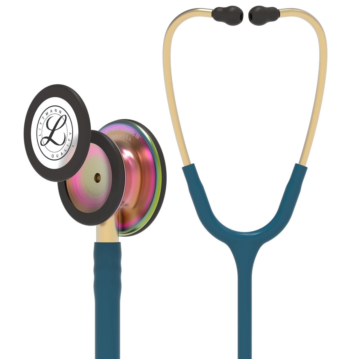 Black Tube 27 inch Stethoscope V9677