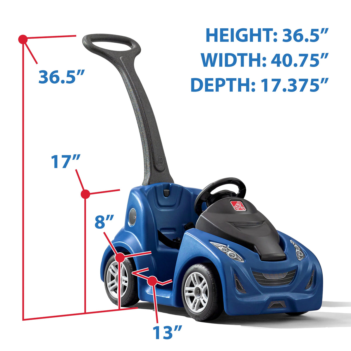 Blue Push Car and Ride on Toy G2123