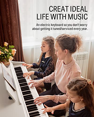 88-Key Weighted Action Digital Piano with Furniture Stand P7591
