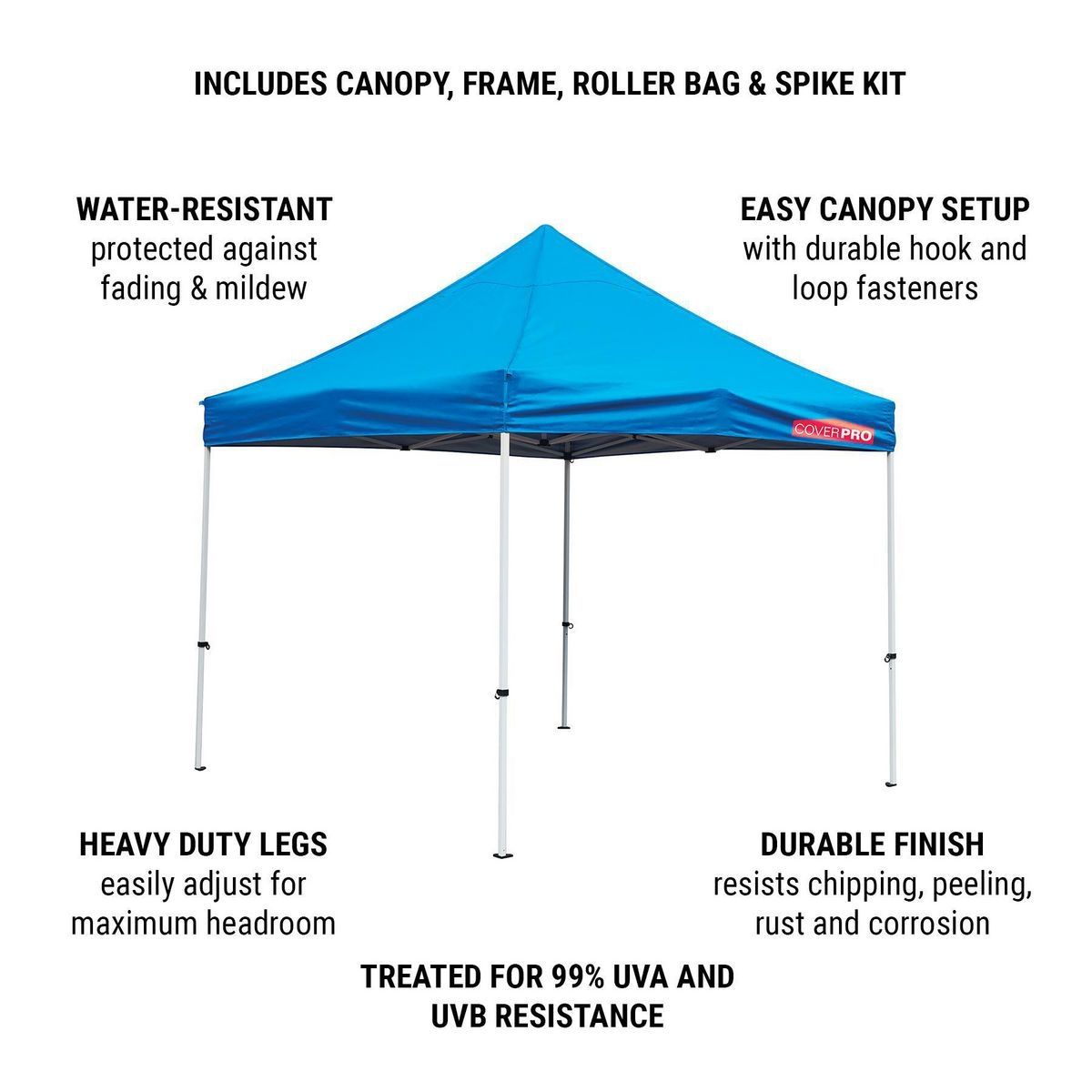 10 ft. x 10 ft. Heavy Duty Pop-Up Canopy V7695