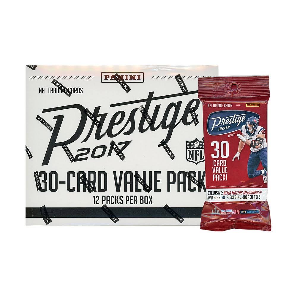 2017 Panini Prestige Football 12ct Fat Pack Box K342