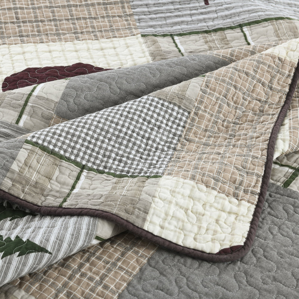 Cotton Queen Quilt 3-Piece Set F90563