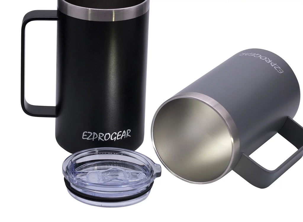 40 oz Stainless Steel Insulated Tumbler with Handle, Lid & Straws G644352