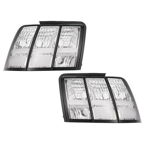 Pair Tail Lights Red Smoke Lens A57975