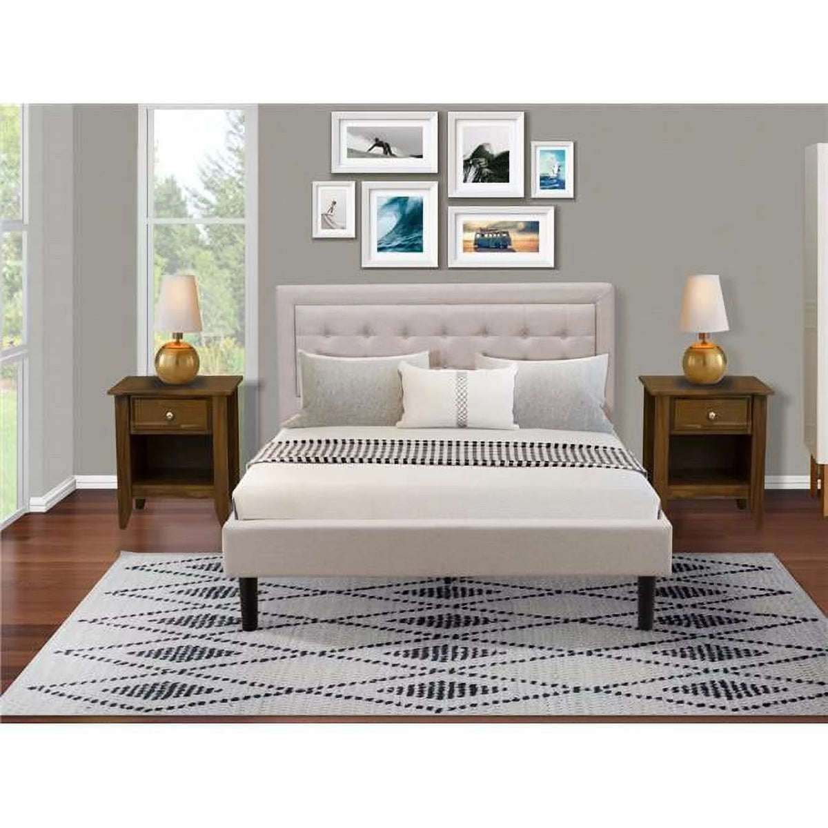 3 Piece Platform Bedroom Set B269521