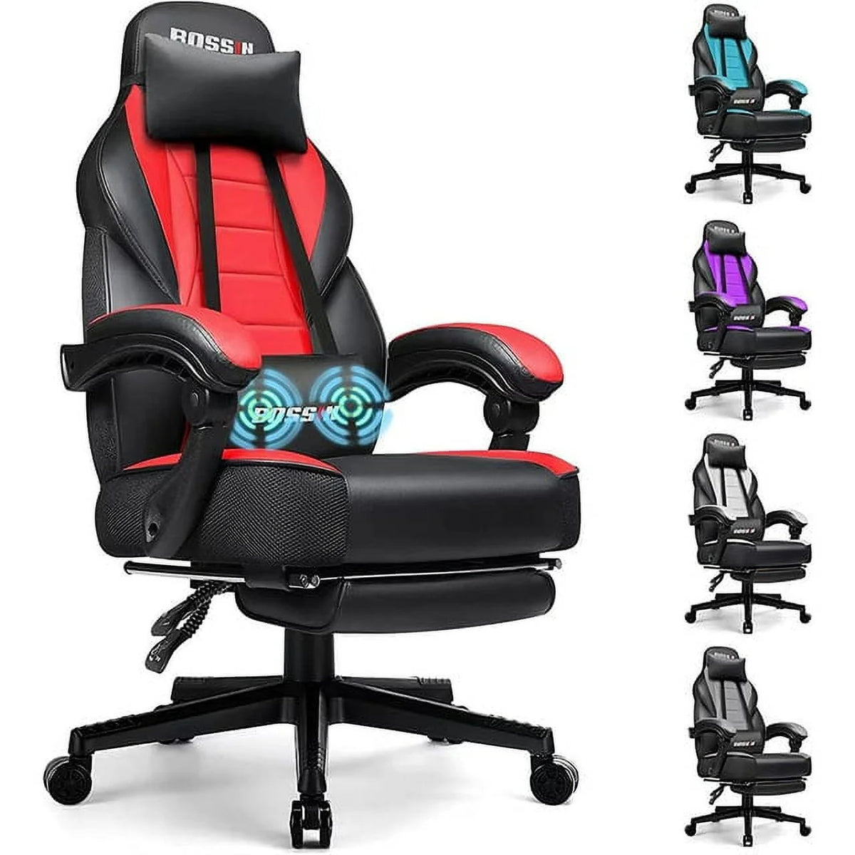 Gaming Chair with Footrest P96013