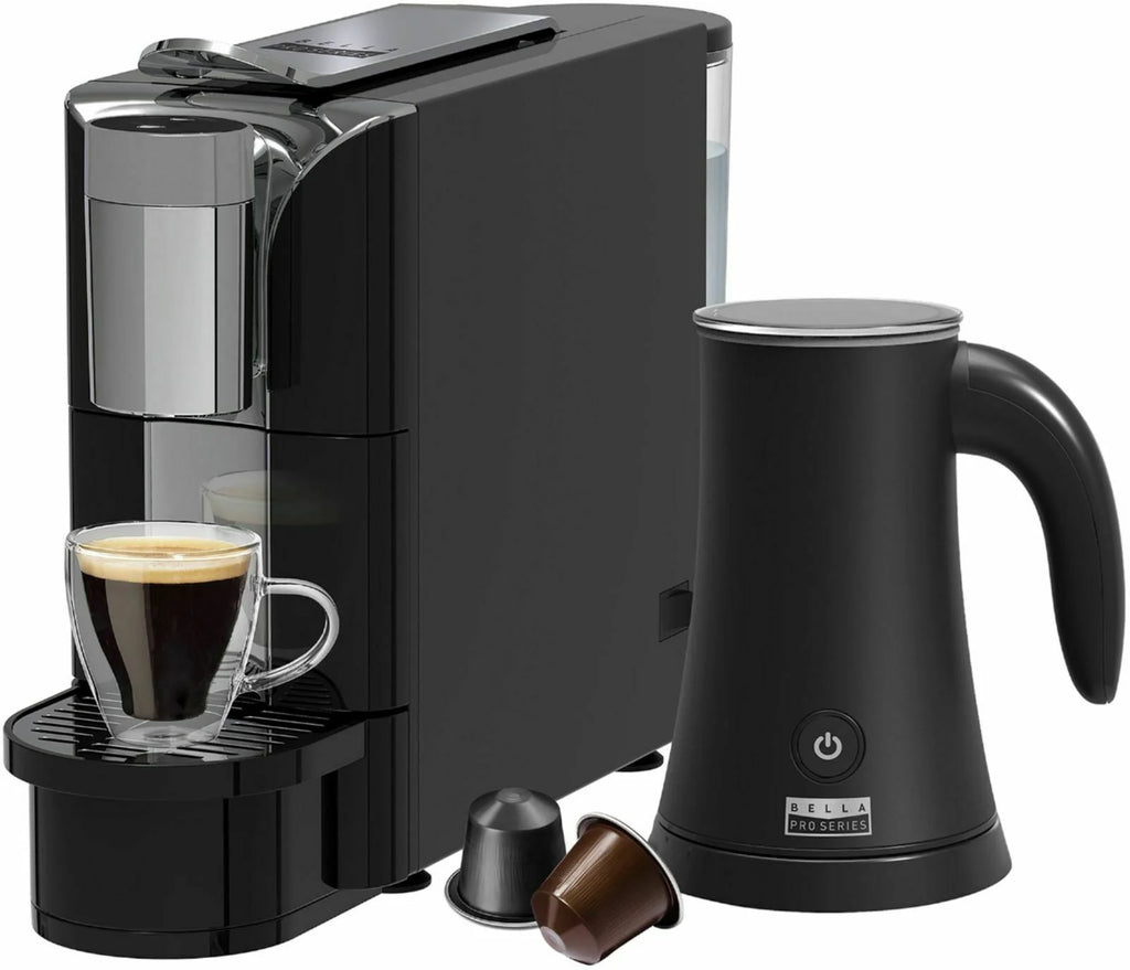 Capsule Coffee Maker and Milk Frother Q48083