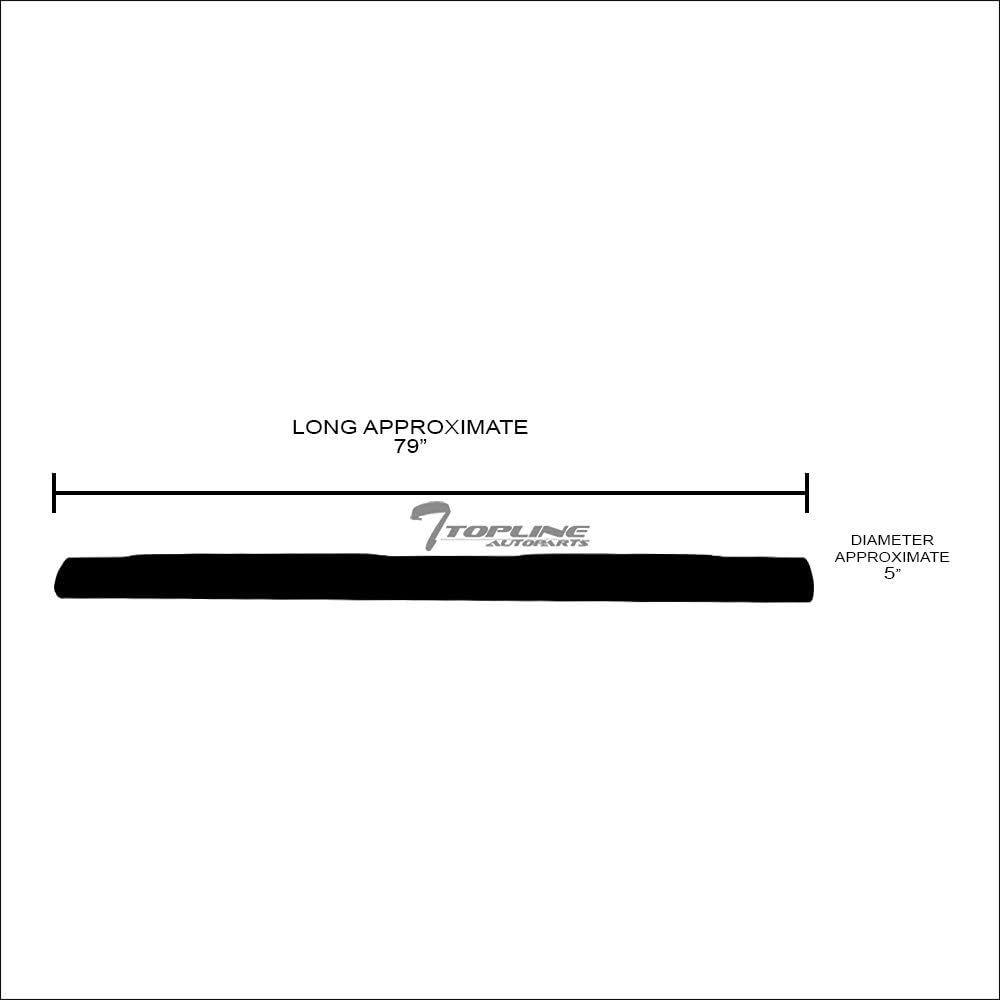 5 Oval Polished Stainless Steel Side Step Nerf Bars Running Boards Z132