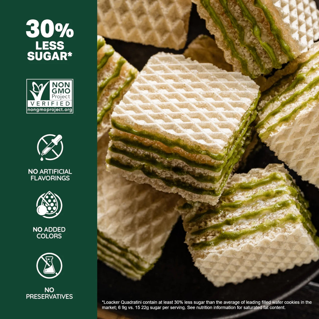 Matcha Cream-Filled Bite-Size Wafer Cookies, 7.76 oz, Pack of 6 J4982