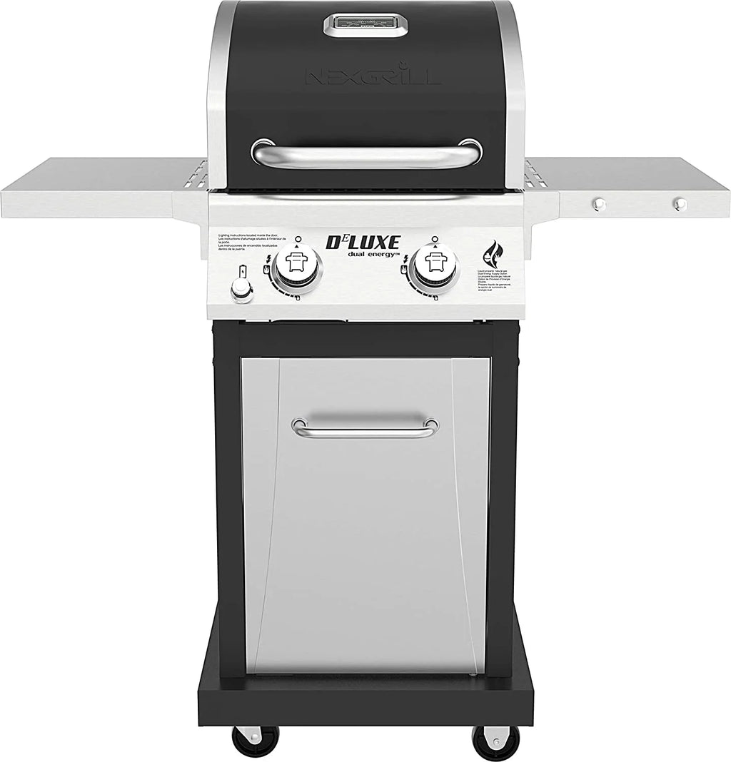 2-Burner Propane Gas Grill with 2 Foldable Shelves U131392