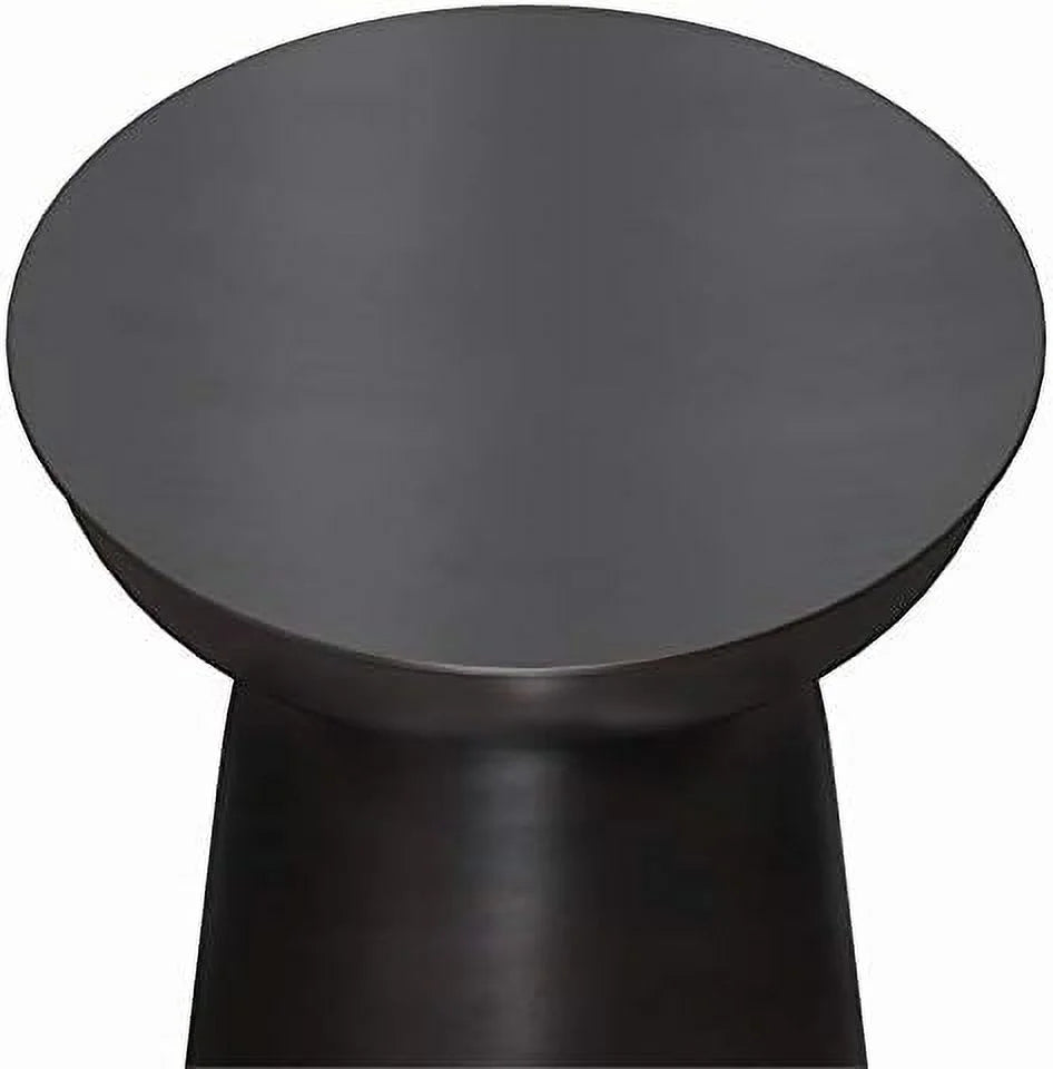 Antique Copper Metal End Table N696126