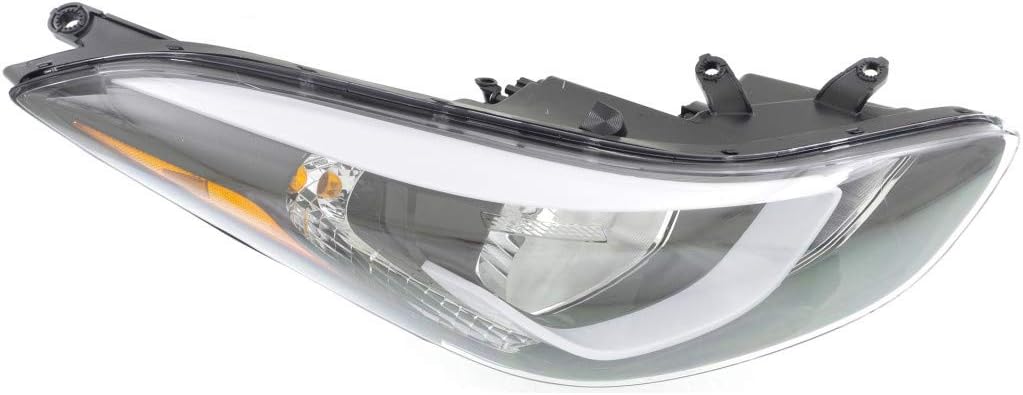 Hyundai Elantra Passenger Side Halogen Headlight Assembly W6759