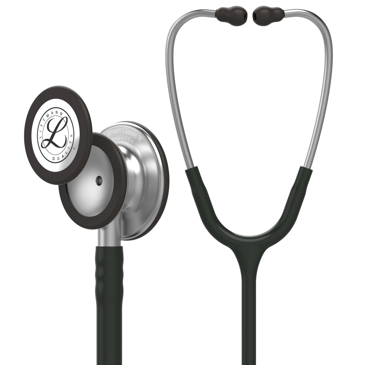 Black Tube 27 inch Stethoscope V9677