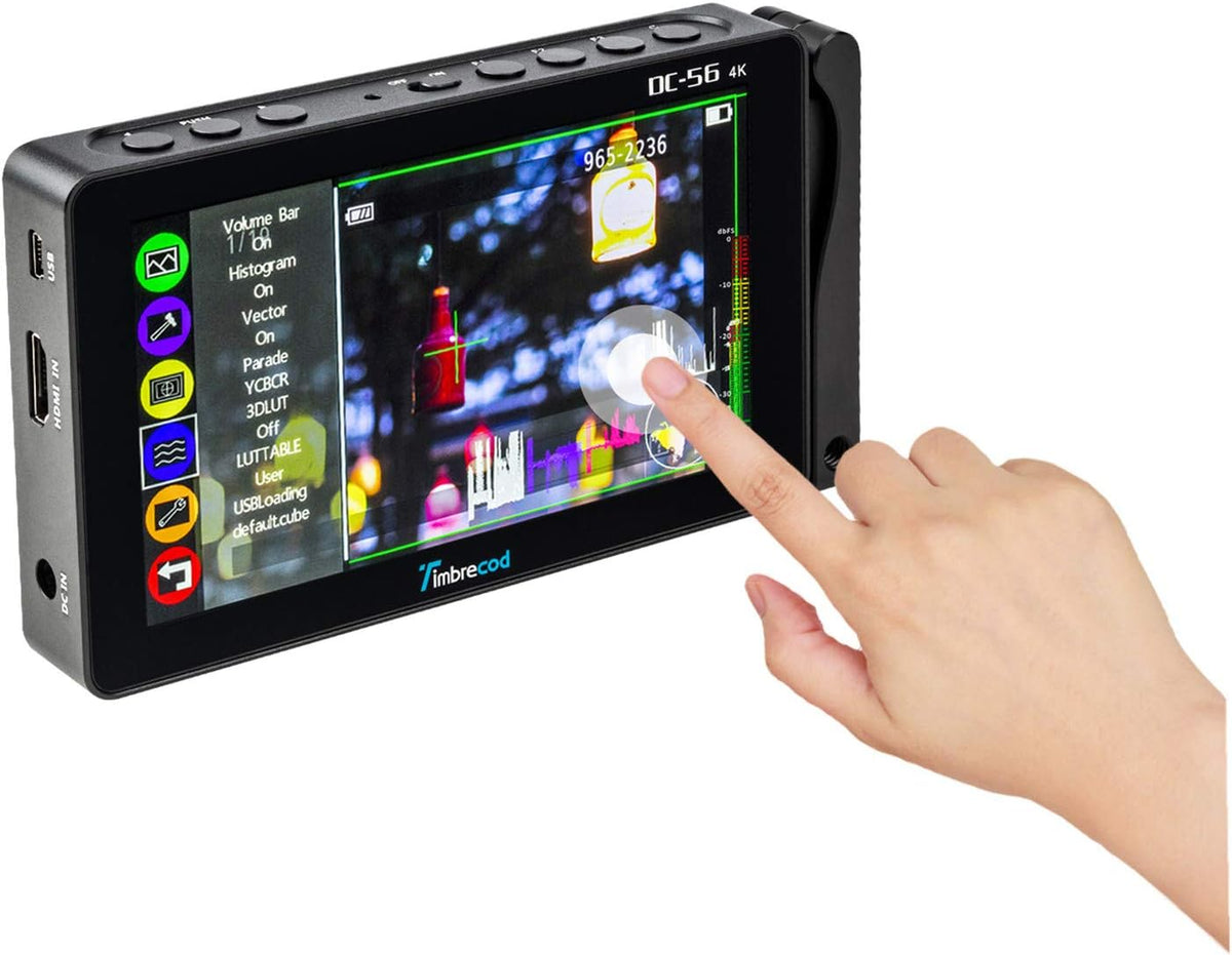 5.5 4K Camera Field Monitor with 1920x1080 HDMI Screen F493