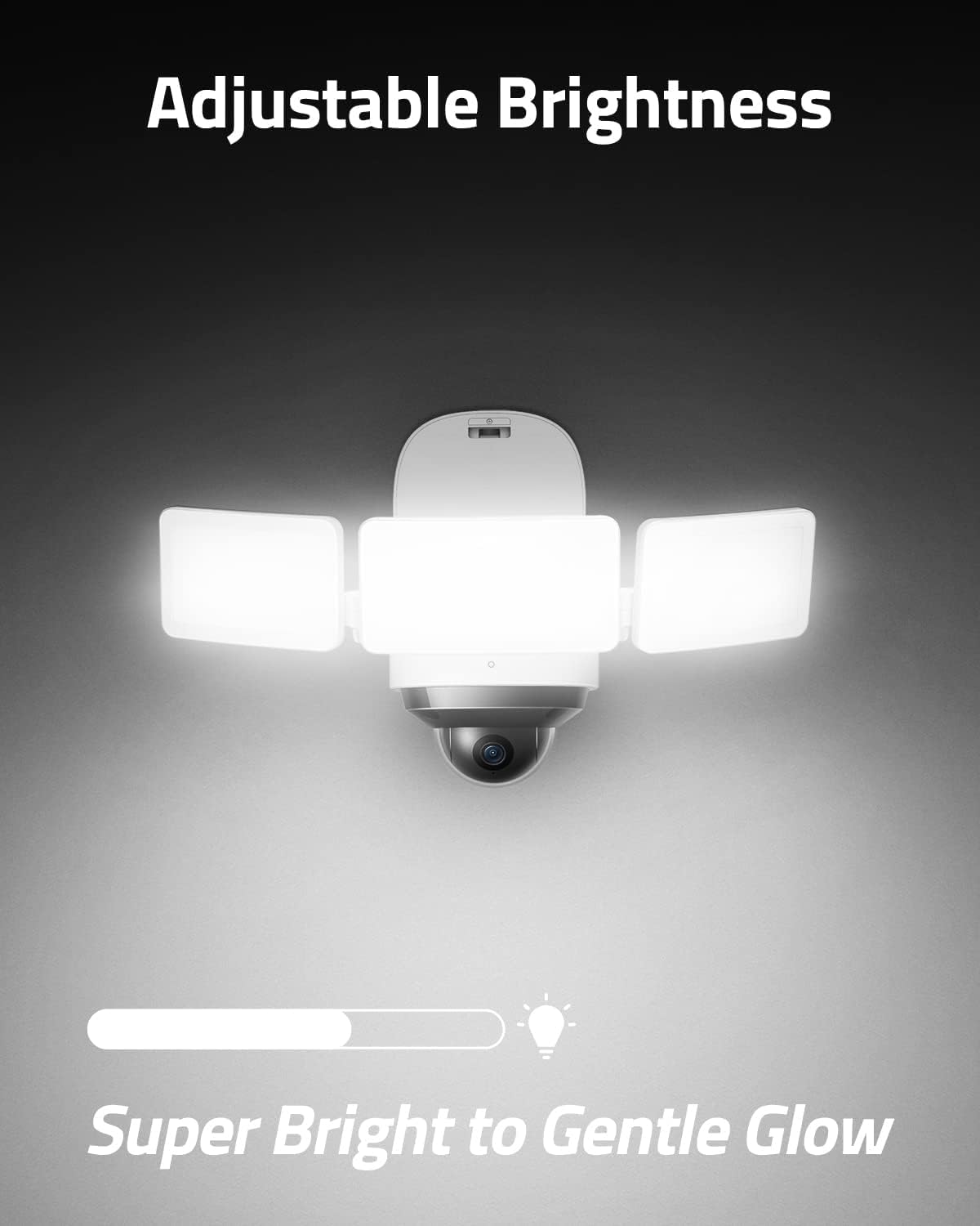 Weatherproof 2K Floodlight Security Camera T697
