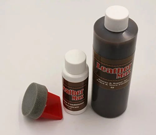 Leather Restorer and Refinish Kit 8 Oz Dark Brown U700986