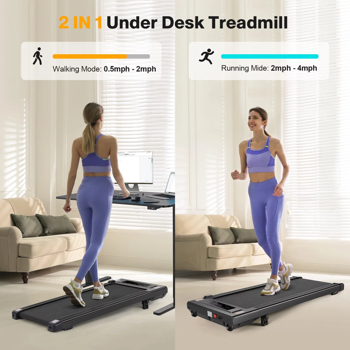 2.5HP Incline Compact Treadmill U533496