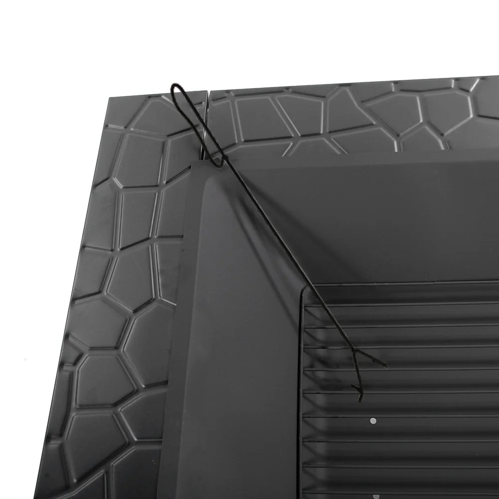 32 Wood Burning Fire Pit with Screen Lid and Poker, Black I593