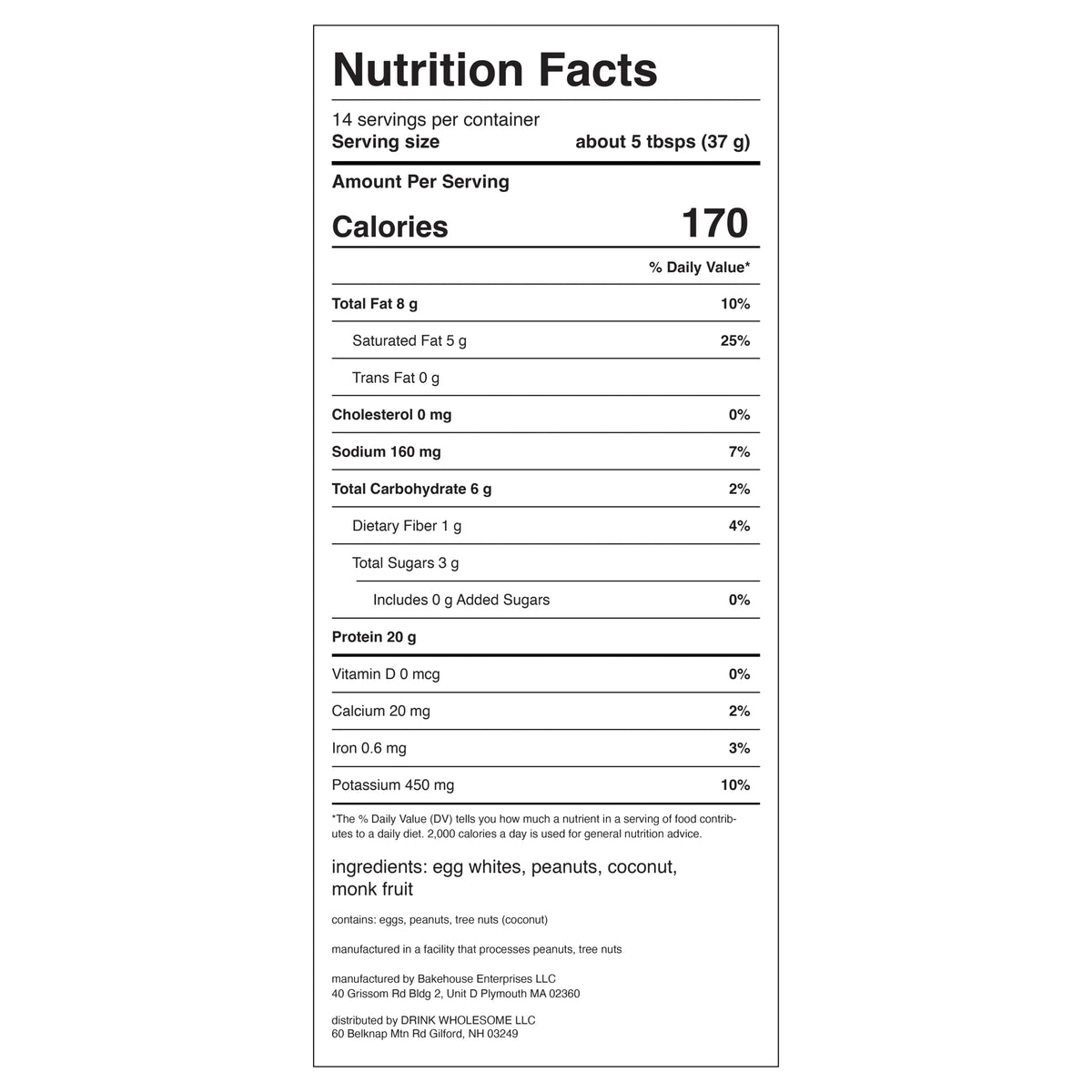 Vanilla Meal Replacement Powder J720