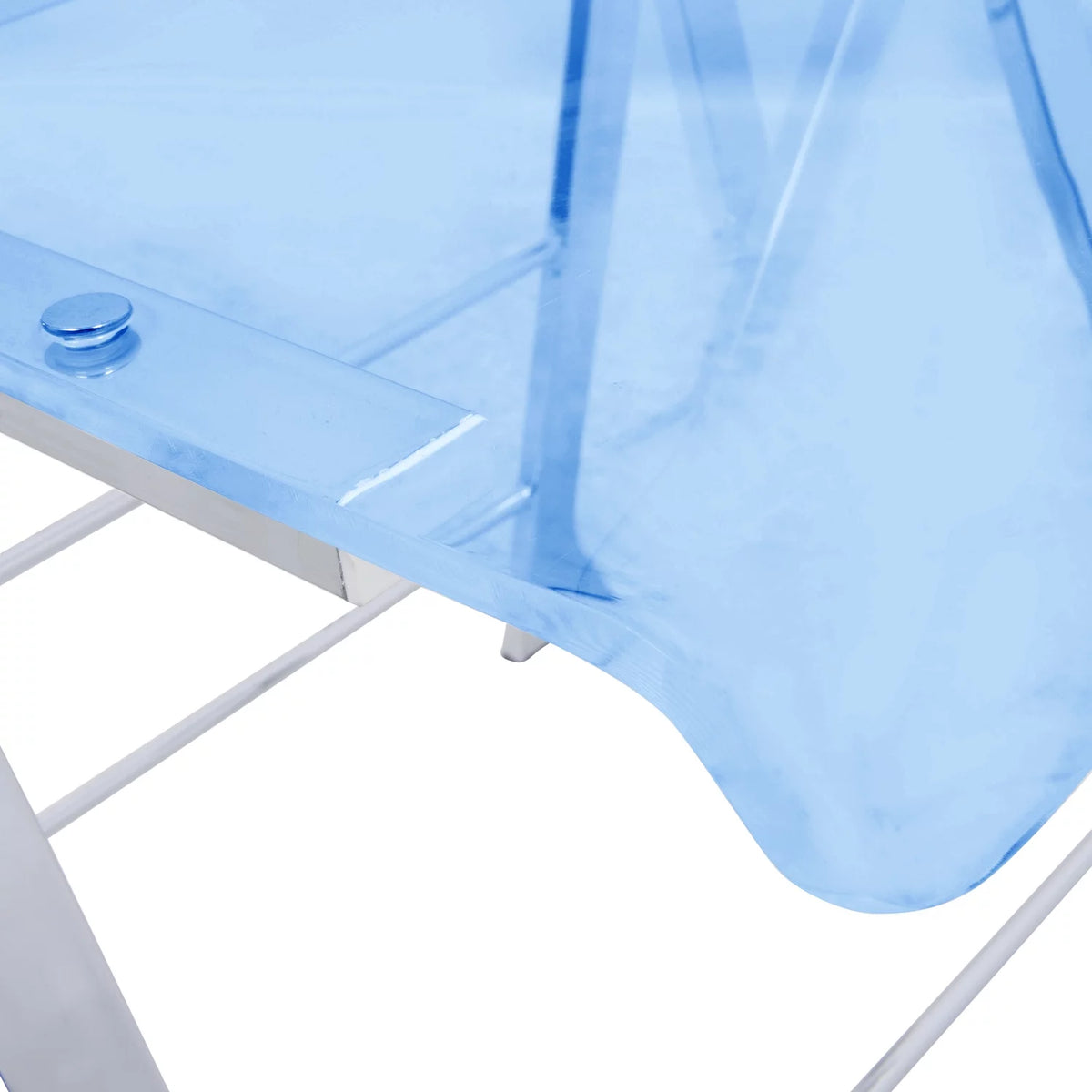 Acrylic Folding Chair, Set of 2 D772