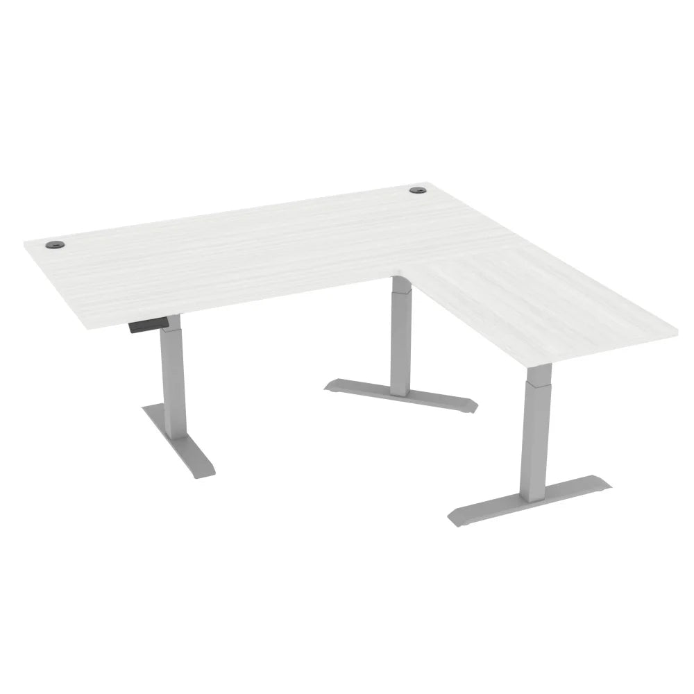 L-Shaped Electric Height Adjustable Desk 6' X 6' S5064