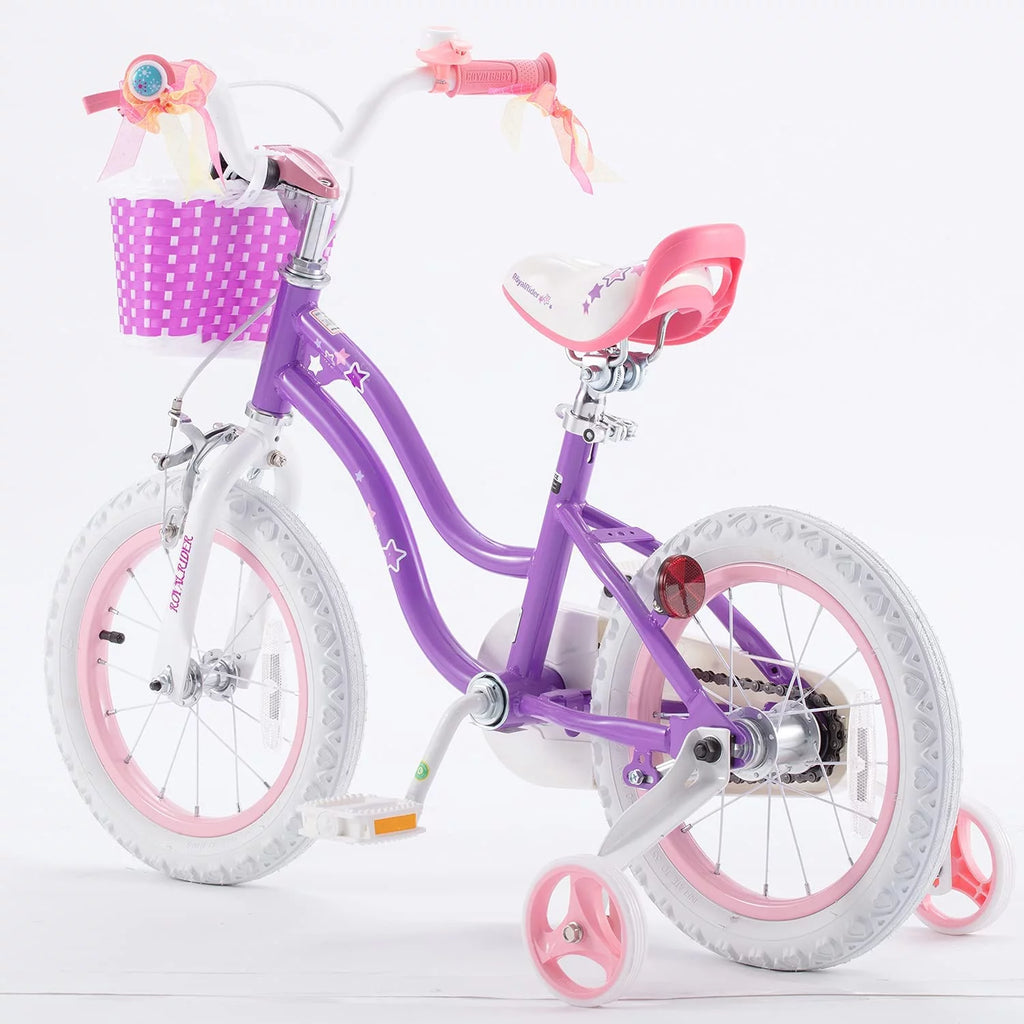 Blue 12 In Kids Bike with Basket Training Wheels A531