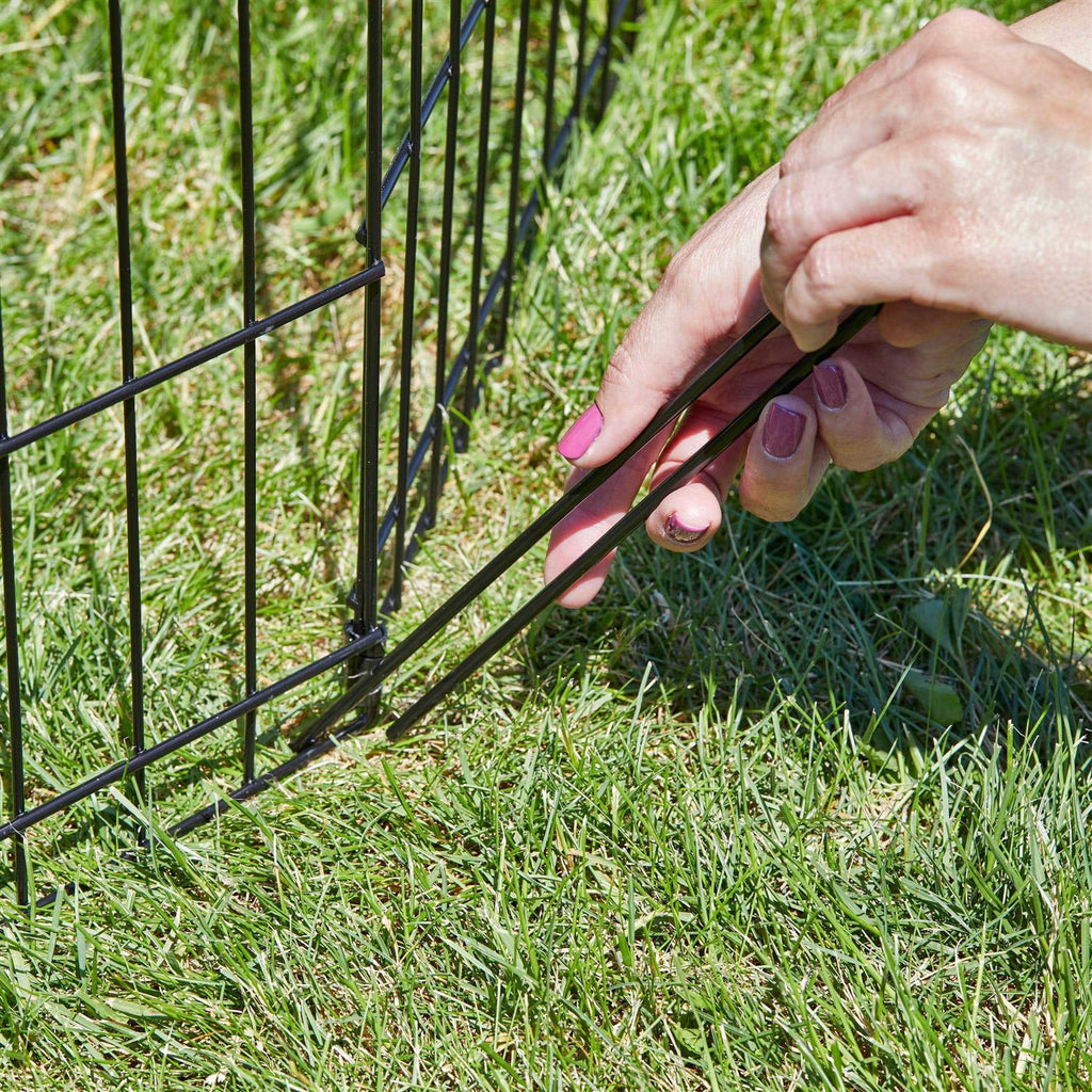 Black Exercise Pen with Door D32190